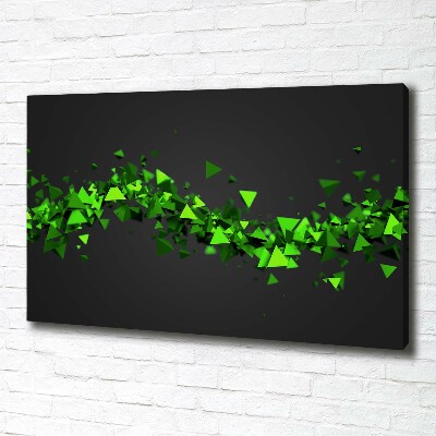 Schilderij op canvas Geometrische golf