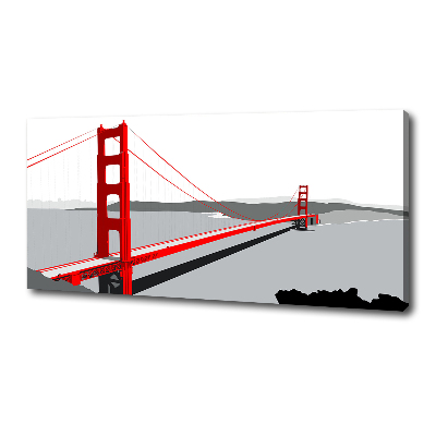 Foto canvas San Francisco-brug