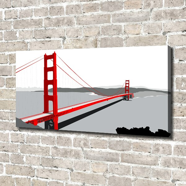 Foto canvas San Francisco-brug