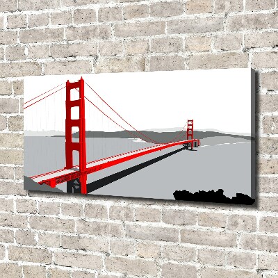 Foto canvas San Francisco-brug