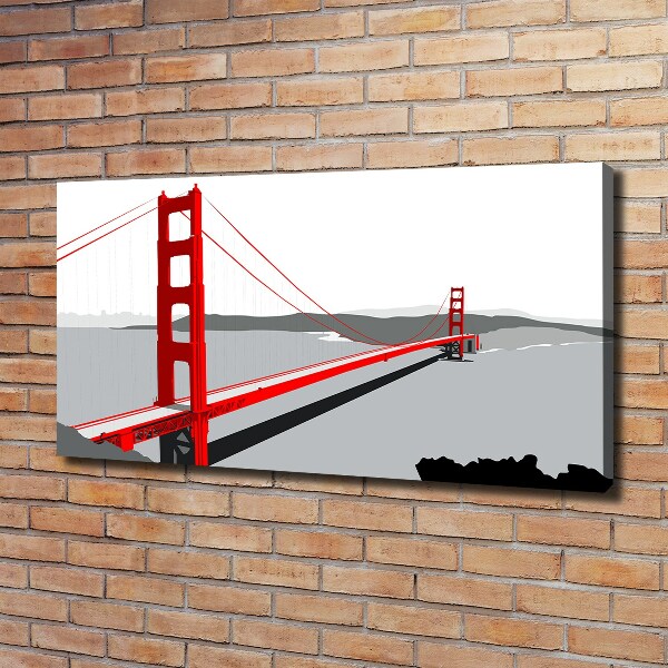Foto canvas San Francisco-brug