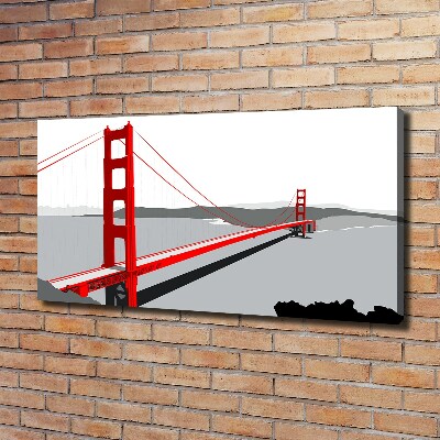 Foto canvas San Francisco-brug