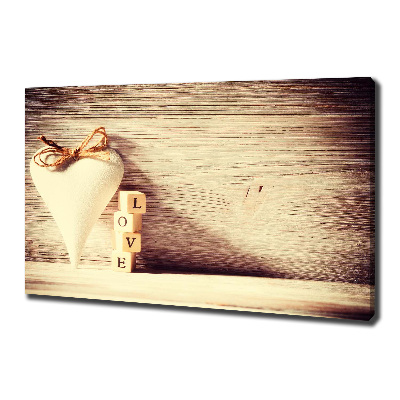 Canvas foto Liefde