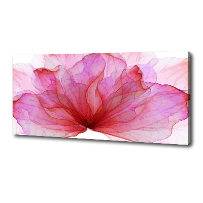 Canvas foto Roze bloem