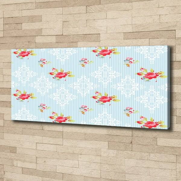 Foto canvas Rozen en versieringen