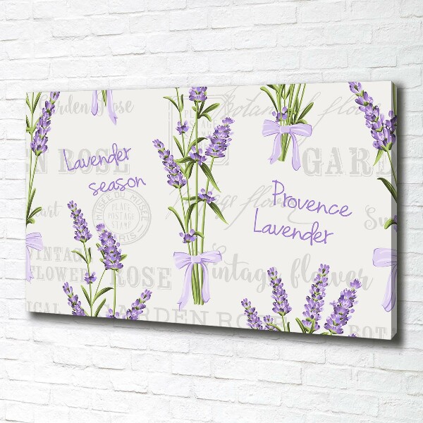 Foto op canvas Lavendel