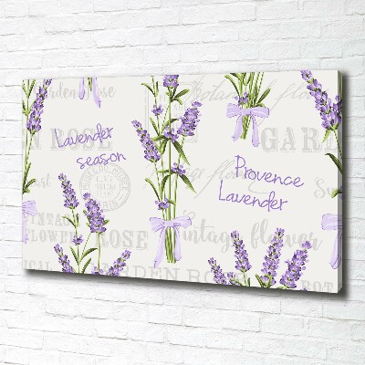 Foto op canvas Lavendel