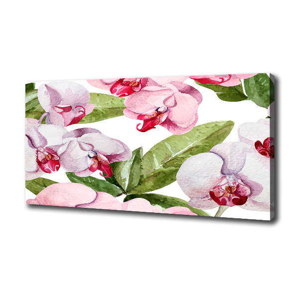 Canvas schilderij Roze orchideeën