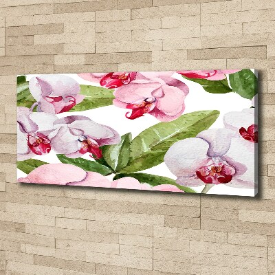 Canvas schilderij Roze orchideeën