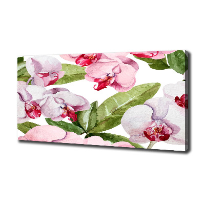 Canvas schilderij Roze orchideeën