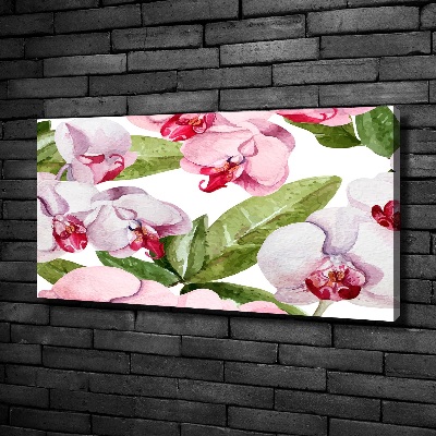 Canvas schilderij Roze orchideeën