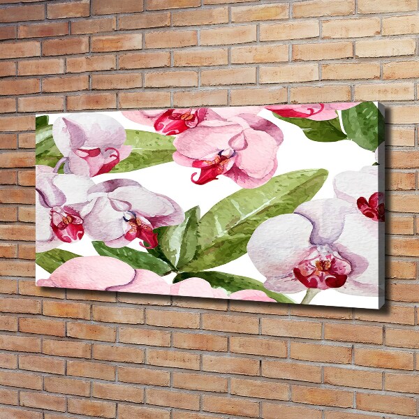 Canvas schilderij Roze orchideeën