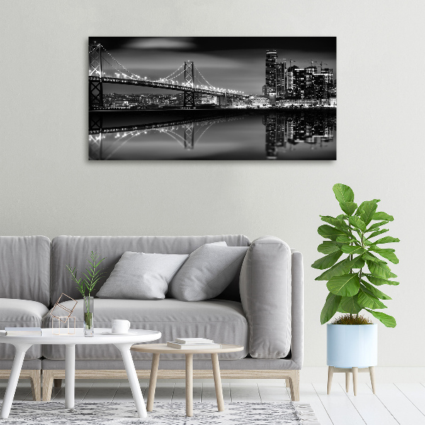 Foto op canvas San Francisco 's nachts