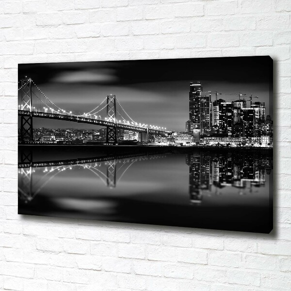 Foto op canvas San Francisco 's nachts
