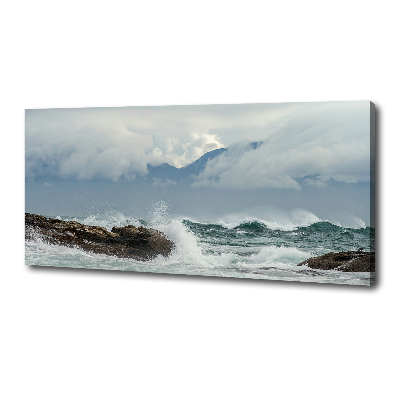 Foto canvas Ruwe zee