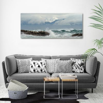 Foto canvas Ruwe zee