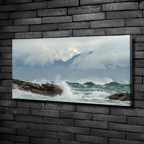 Foto canvas Ruwe zee