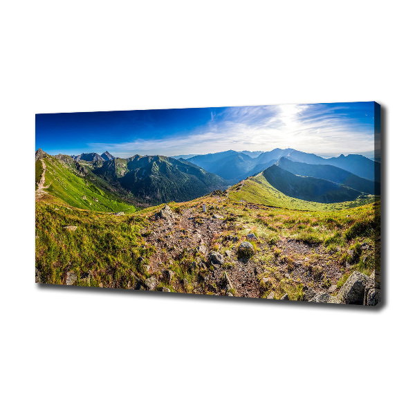 Foto op canvas Bergpanorama