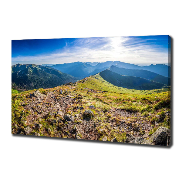 Foto op canvas Bergpanorama