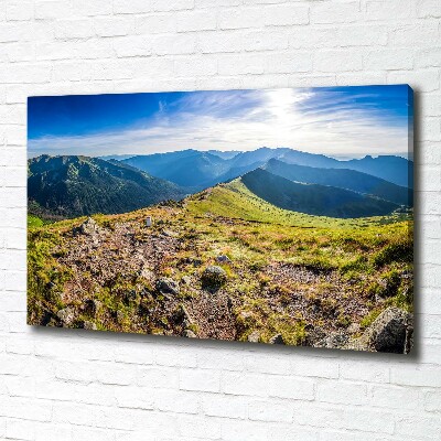 Foto op canvas Bergpanorama