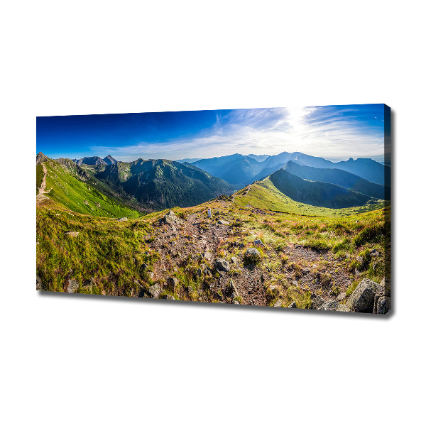 Foto op canvas Bergpanorama