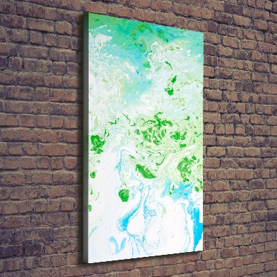 Verticaal canvasschilderij Abstractie van de vlek