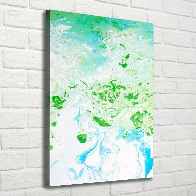 Verticaal canvasschilderij Abstractie van de vlek