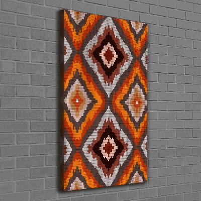 Foto obraz na płótnie do salonu pionowy Retro tło