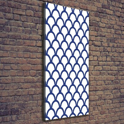 Verticaal schilderij op canvas Nautische achtergrond