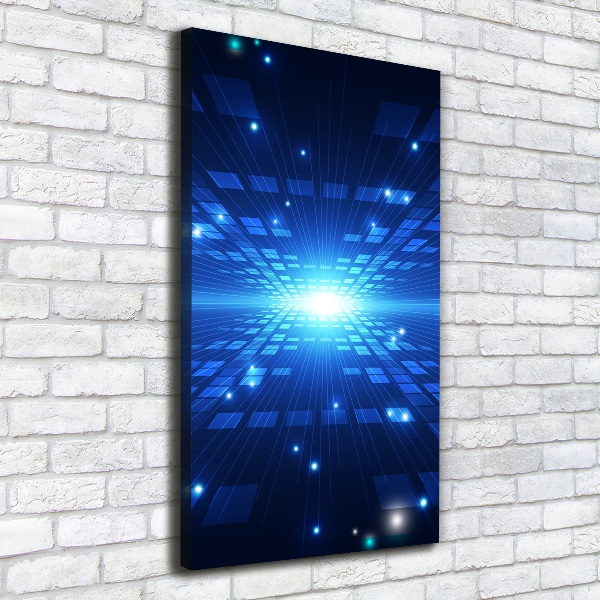 Verticale foto op canvas 3D-achtergrond