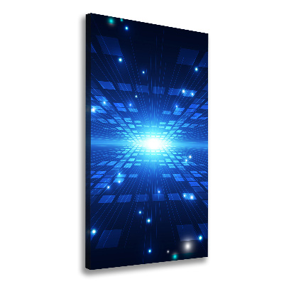 Verticale foto op canvas 3D-achtergrond