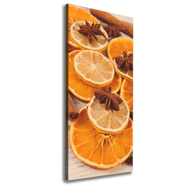 Verticale foto op canvas De geur van Kerstmis