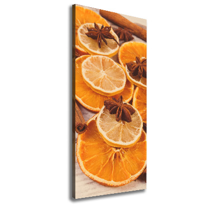 Verticale foto op canvas De geur van Kerstmis