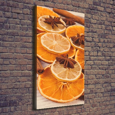 Verticale foto op canvas De geur van Kerstmis