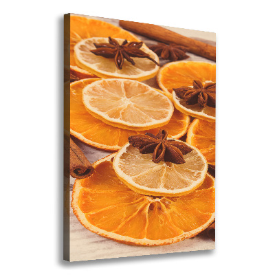 Verticale foto op canvas De geur van Kerstmis