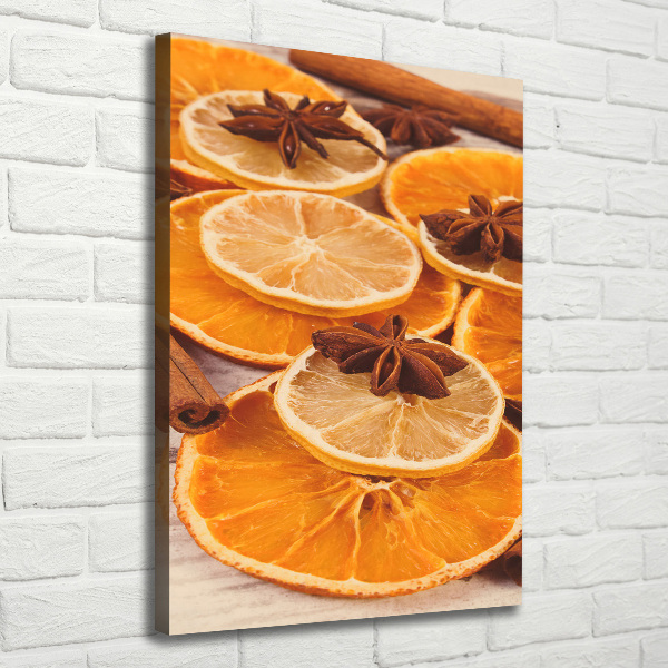 Verticale foto op canvas De geur van Kerstmis