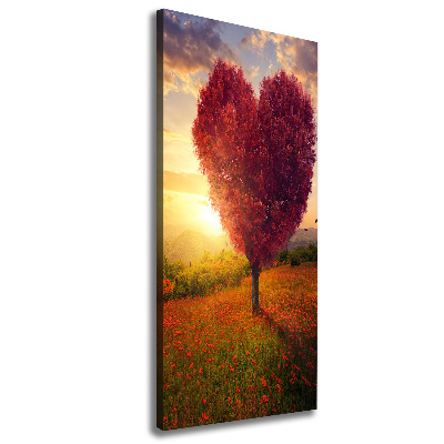 Verticale foto op canvas Hartboom