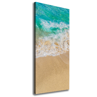 Verticale foto op canvas Strand en zee