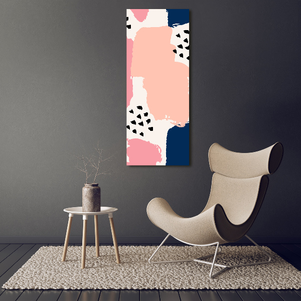 Verticaal canvasschilderij Abstracte achtergrond