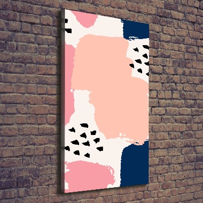 Verticaal canvasschilderij Abstracte achtergrond