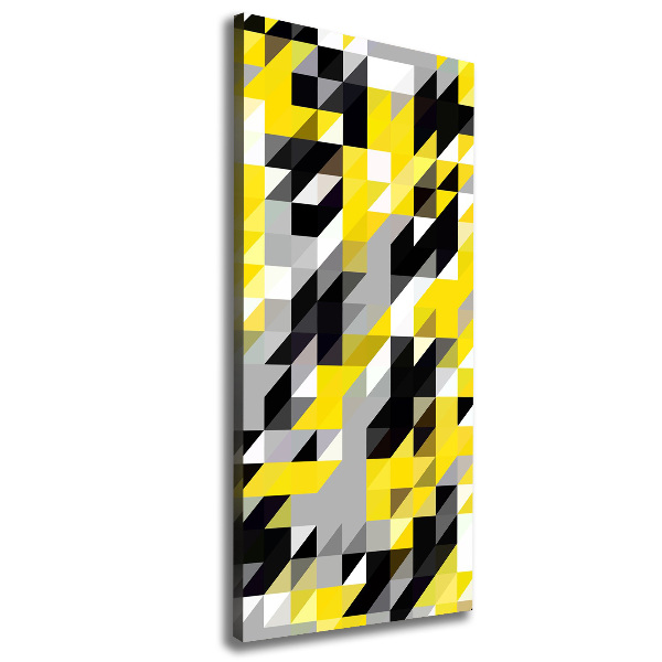 Verticaal schilderij op canvas Geometrische achtergrond
