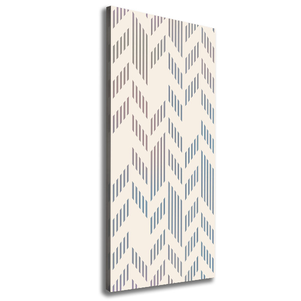 Verticaal schilderij op canvas Geometrische achtergrond