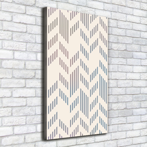 Verticaal schilderij op canvas Geometrische achtergrond