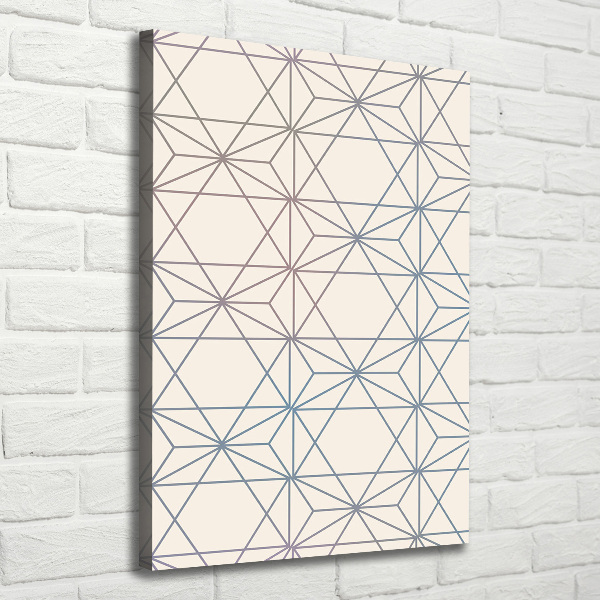 Verticale foto op canvas Geometrische achtergrond