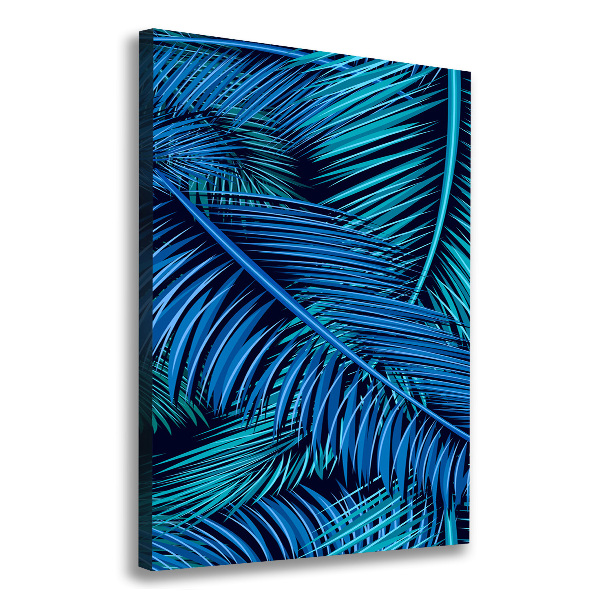 Foto obraz canvas pionowy Liście palmy