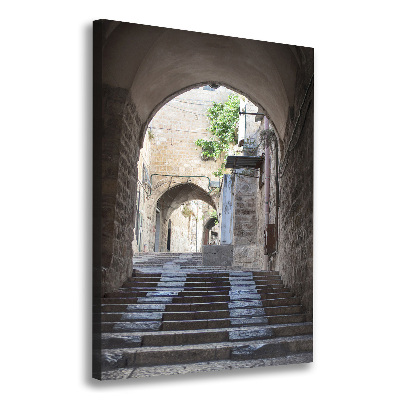 Verticaal schilderij op canvas Jeruzalem Israël