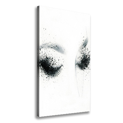 Nowoczesny obraz canvas na ramie pionowy Makijaż