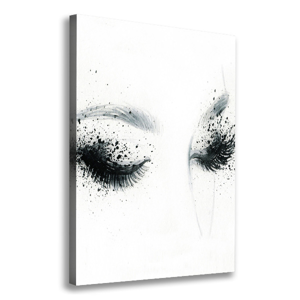 Verticaal schilderij op canvas Make-up