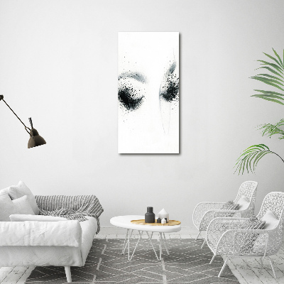 Nowoczesny obraz canvas na ramie pionowy Makijaż