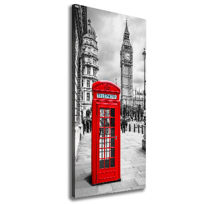 Verticale foto op canvas Londen, Engeland